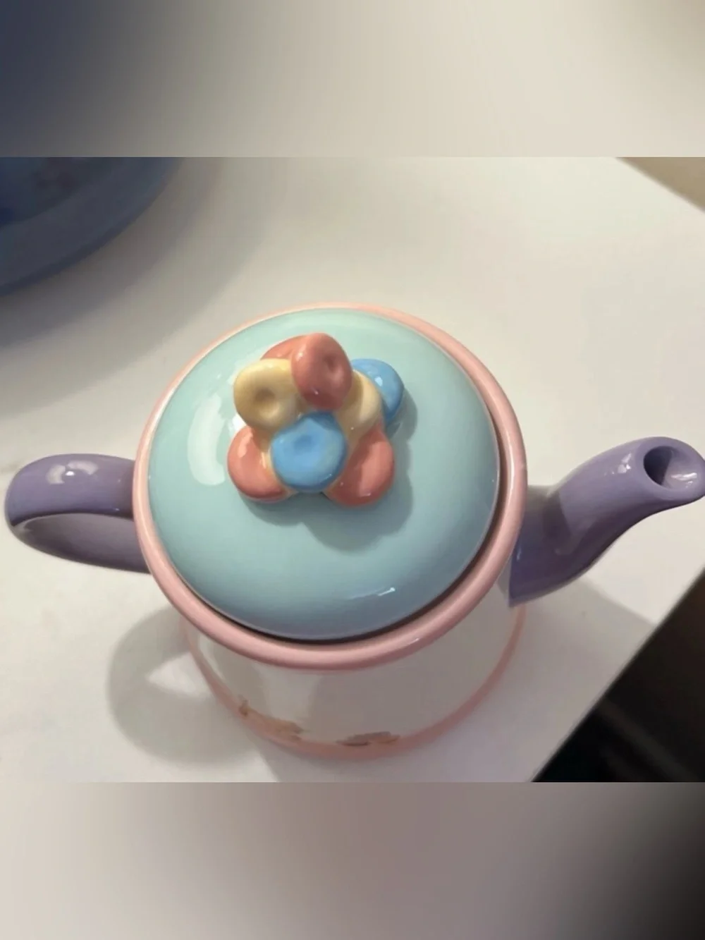Curious George Donut Teapot by Sun Art - Imported Rare Item!